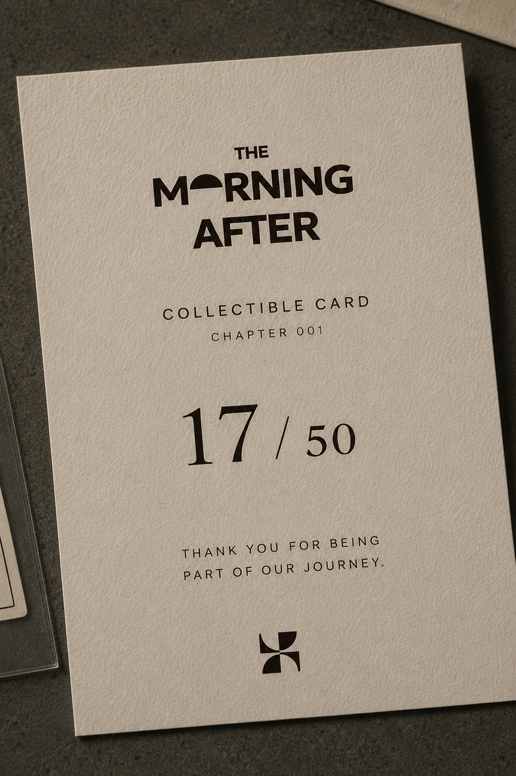 The Morning After collectible card for Chapter 001, numbered 17 of 50